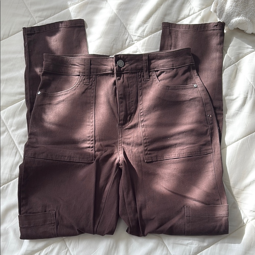 Celebrity Pink Women's Skinny Pants - Dark Brown